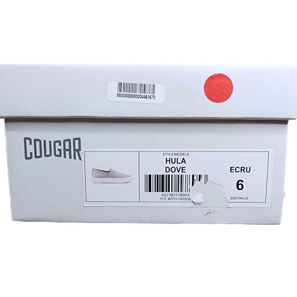 Cougar Hula Dove Gray Slip-On Comfort Sneakers Women’s Size 6 - Picture 7 of 12